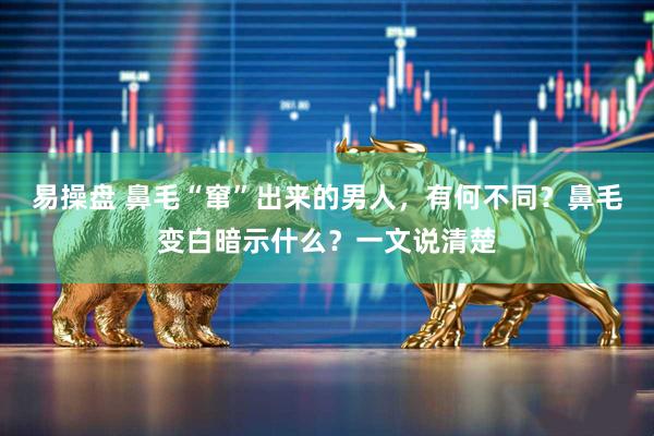 易操盘 鼻毛“窜”出来的男人，有何不同？鼻毛变白暗示什么？一文说清楚